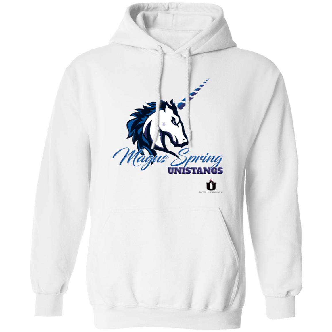 Mythical University Gildan Pullover Hoodie (Magus Spring Unistangs)