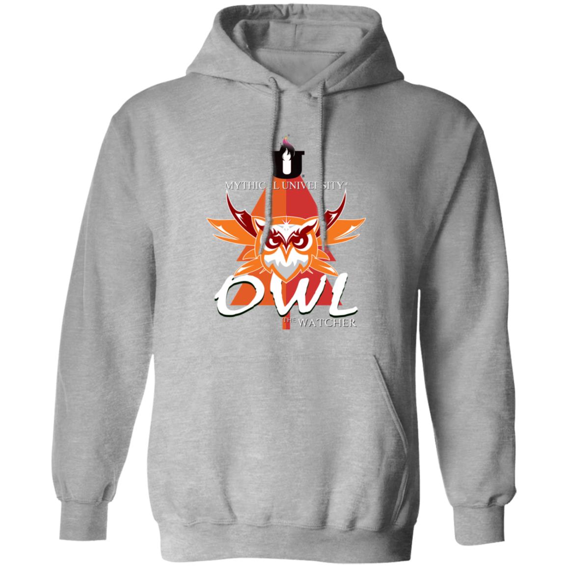 Mythical University (Owl - The Watcher) Gildan Pullover Hoodie
