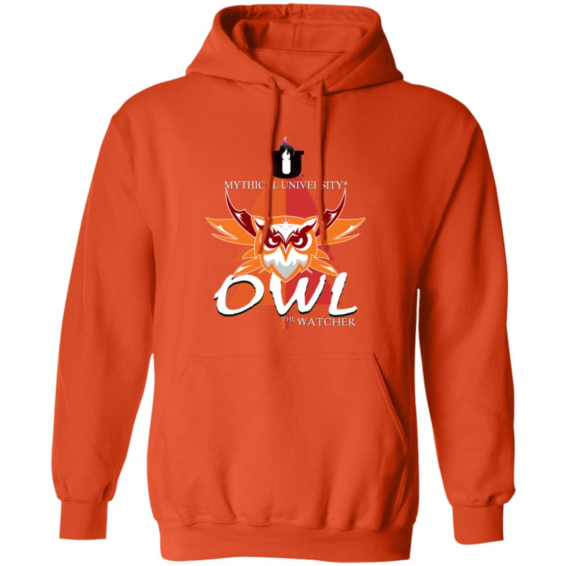 Mythical University (Owl - The Watcher) Gildan Pullover Hoodie