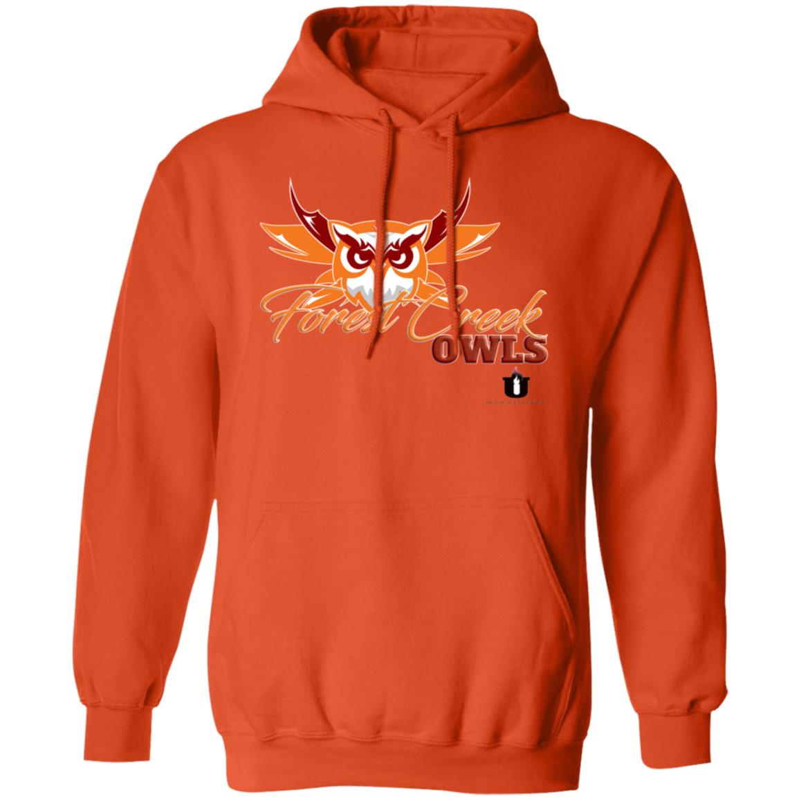 Mythical University Gildan Pullover Hoodie (Forest Creek Owls)