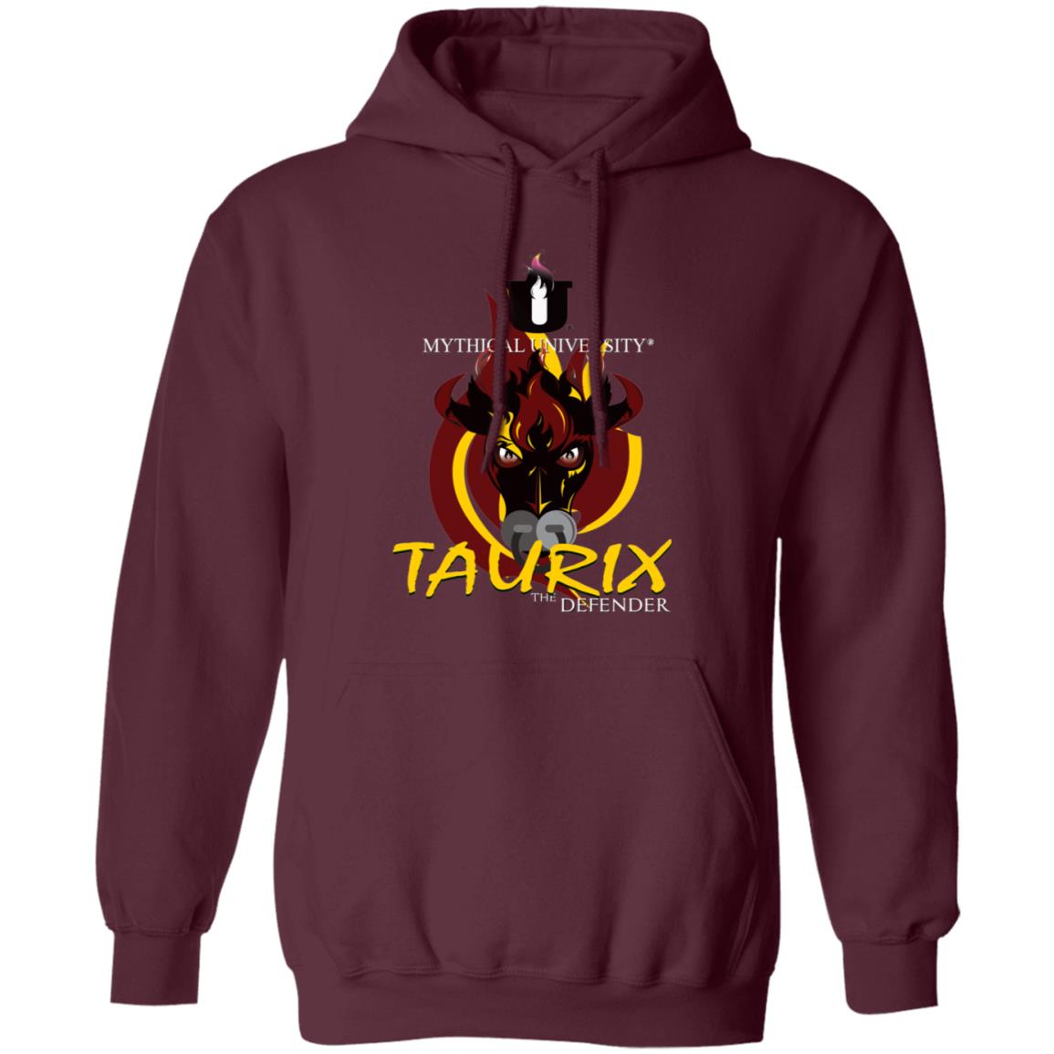 Mythical University (Taurix - The Defender) Gildan Pullover Hoodie