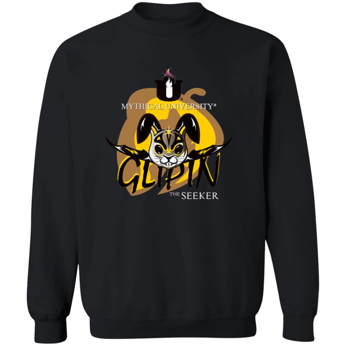 Mythical University (Glipin - The Seeker) Gildan Crewneck Pullover Sweatshirt