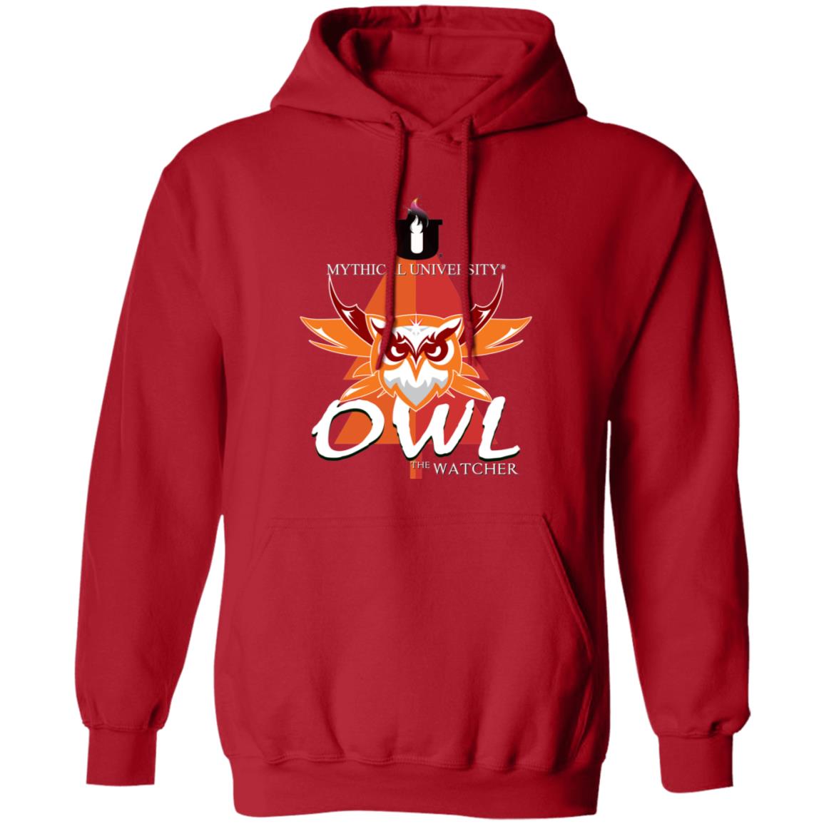 Mythical University (Owl - The Watcher) Gildan Pullover Hoodie