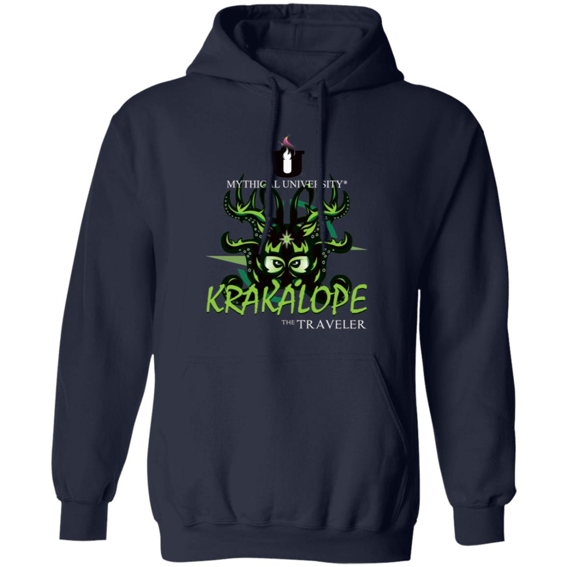 Mythical University (Krakalope - The Traveler) Gildan Pullover Hoodie