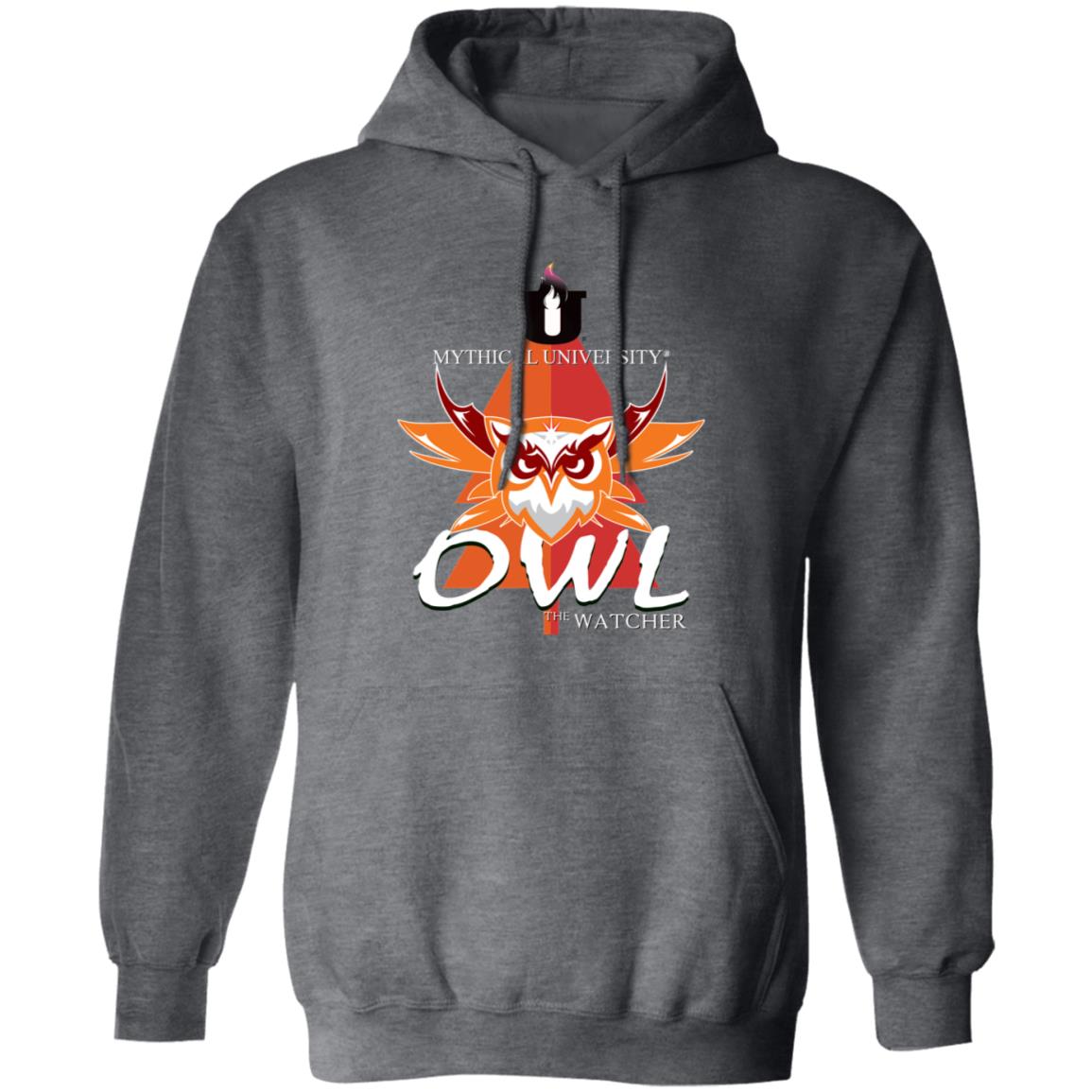 Mythical University (Owl - The Watcher) Gildan Pullover Hoodie