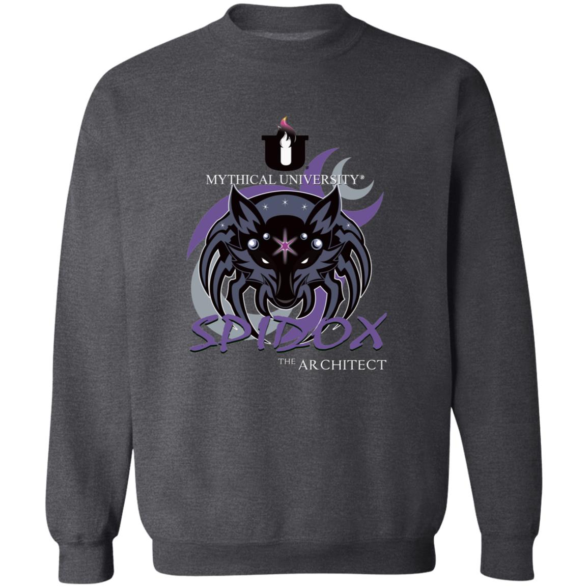 Mythical University (Spidox - The Architect)Gildan Crewneck Pullover Sweatshirt